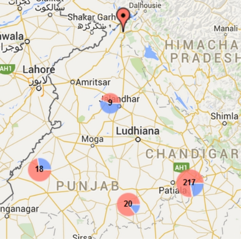 Fluoride Affected Areas