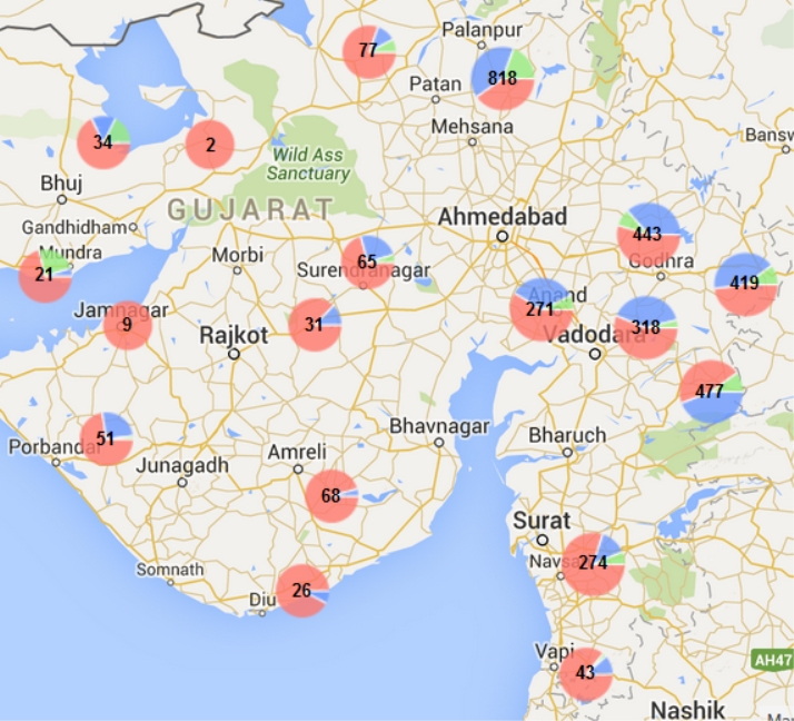 Fluoride Affected Areas