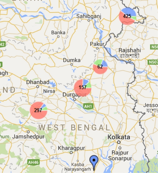 Fluoride Affected Areas