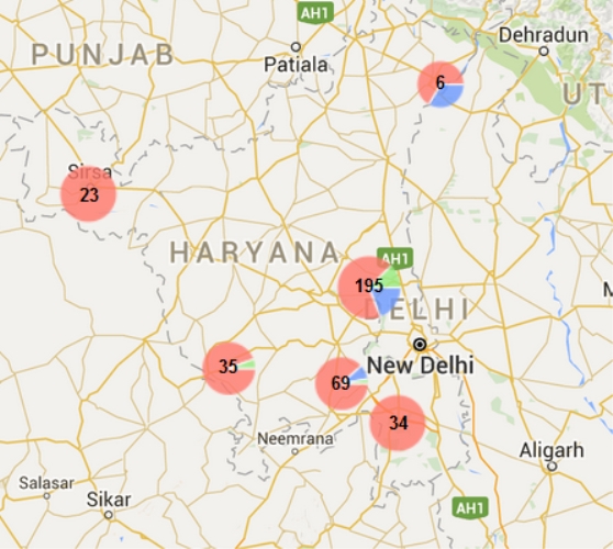 Fluoride Affected Areas